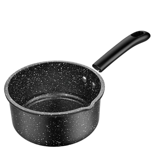 Cacerola de cerámica recubierta de piedra de granito Maifan, cacerola caliente, utensilios de cocina compatibles con inducción(18CM)