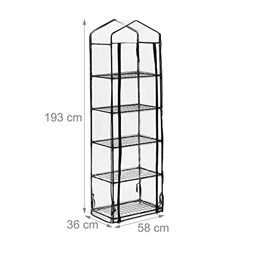 Serre de balcon robuste en acier avec bâche transparente PVC
