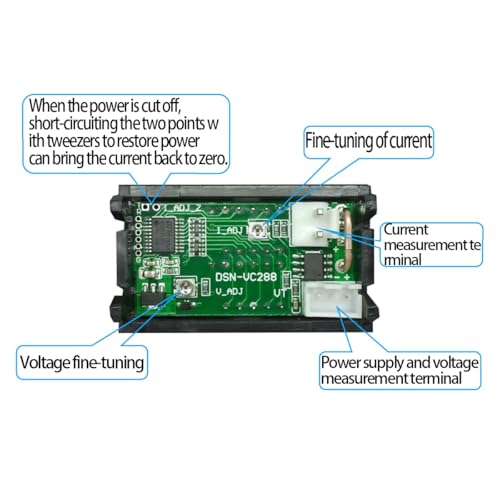 Image of High Precision Digital Voltmeter - Reliable Voltage Tester for High-End Applications - Reverse Connection Protection