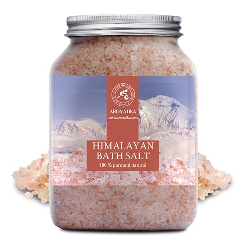Himalayan Salt Pink Crystal Salt 46 Oz - 100% Pure & Natural - Himalayan Salt For Good Sleep - Stress Relief - Detox Cleanse #TOP1