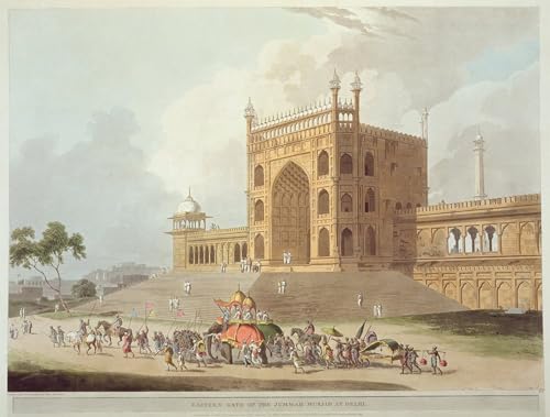 Cuadro pintura al óleo moderno de Delhi, lienzo decorativo de la Puerta de Jummah 60x90