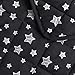 Baby Blanket for Boys and Girls, Soft Cozy Toddler Comforter Quilted with Black Star Print, Ultra Soft and Comfortable Down Alternative Crib Comforter, 39x47 Inches