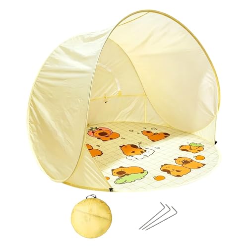 Refugio de playa con protección UV para camping y pesca en lagos 2