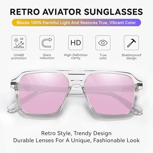Image of HAOLOTA Polarized Sunglasses Men Women Designer Driving glasses Lightweight UV400 Protection