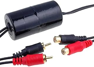 Audioproject A259 - NF Interference Filter Car Radio Suppressor Noise Filter RCA Plug Gold-Plated (20 Hz - 33 kHz) Ground Loop Isolator Car HiFi Car Amplifier Subwoofer