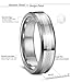 Tungary 6mm Tungsten Rings for Men Women Wedding Band Engagement Promise Matte Finish Size 10