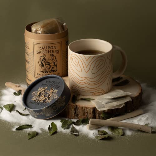 Revive Mint Yaupon Tea – Yaupon Brothers – Wild-Crafted, Naturally Caffeinated – Antioxidant-Rich – Florida Grown Superfood – 16 Natural Fiber Tea Bags #TOP3