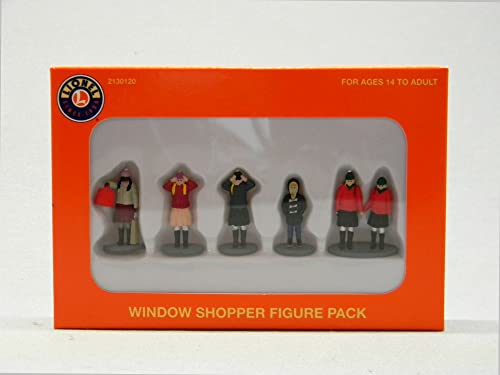 Window Shopper Six Piece Miniature People Pack Model Train Accessory () - Lionel 2130120