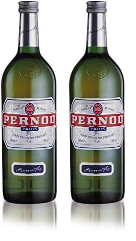 Pernod Licor Anisado - 1L (Paquete de 2)