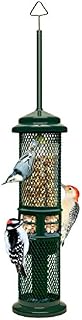 Squirrel Buster Peanut+ Squirrel-proof Bird Feeder w/Woodpecker Friendly Tail Prop, holds 1.3 pounds