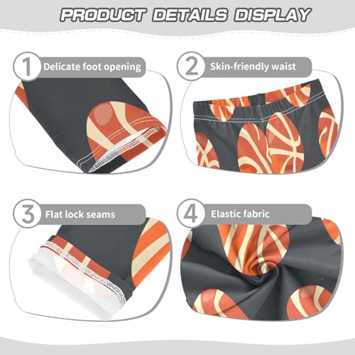 Toddler Girls Leggings Printed Yoga Pants Leggings Basket Ball for Kids3