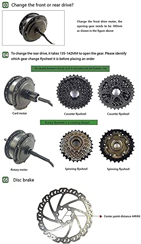 48V 1500W 電動自転車変換キット 20インチ 24インチ 26イン