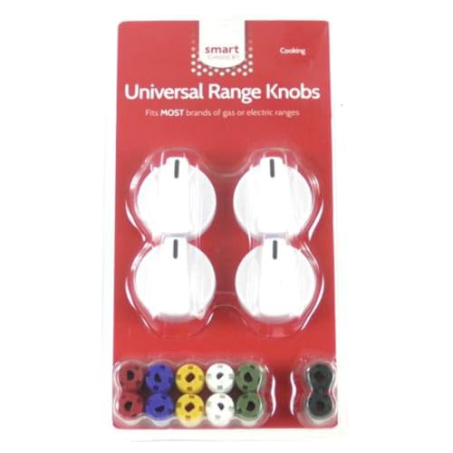 Smart Choice Universal Range Burner Knob Kit, White