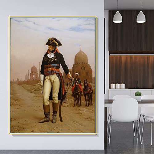 Kit broderie diamant Napoléon Égypte pour décoration salon élégant