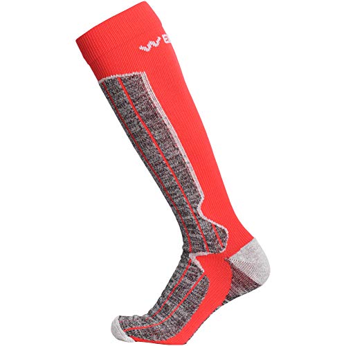 Weierya Men Women Ski Socks Thick Warm Cotton Skiing Socks For Winter Sports Outdoor Cold Weather, 2 Pairs Red Xl #TOP1