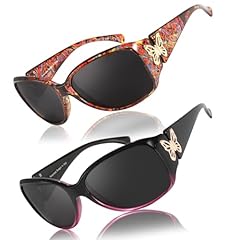 A16 (2 Pack) Red Flower + Gradient Pueple