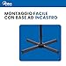 Imagen de ARDES - AR5AM40P Ventilador de Pedestal con Telemando y Temporizador Silencioso y Potente 3 Aspas 40 cm Oscilatorio con Altura e Inclinación Regulable Ventilador de Pie Ardes 3 Velocidades