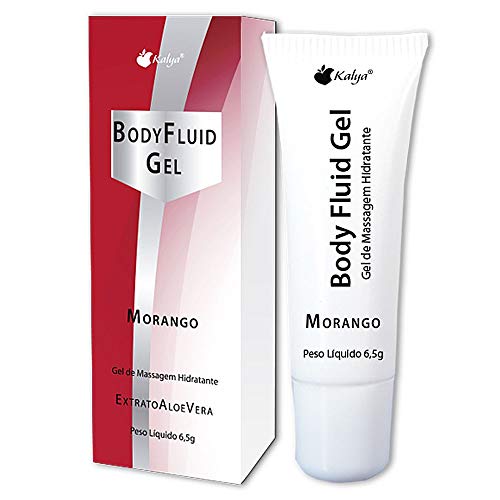 Lubrificante Body Fluid Gel Morango 6g - Kalya Cosméticos