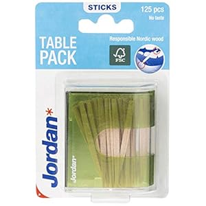 Jordan Tandenstoker Tafeldispenser, 125 Stuk