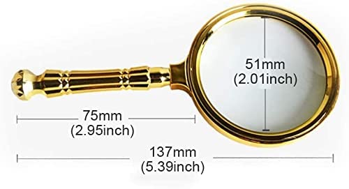 Loupe s Loupe, 10X Métal Gravure Fleur Lentille Optique Portative Loupe De Lecture Amovible Keep it in Mind