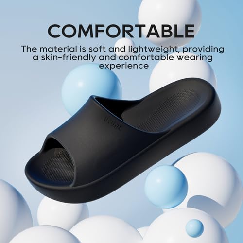 utune Cloud Slides for Women Mens Slide Sandals Shower Shoes Lightweight and Soft Bathroom Slippers for Indoor Outdoor4