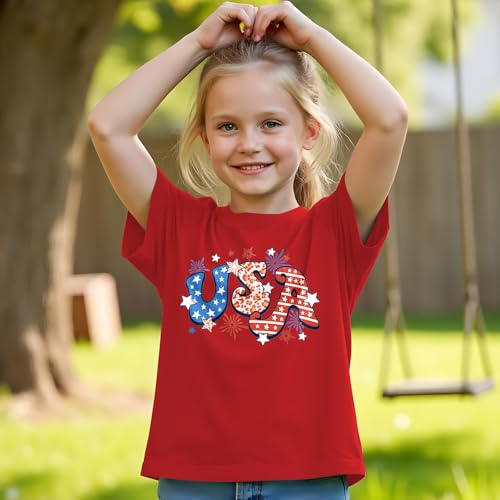 Image of 4th of July Bow Tank Top Women-Vintage American Bow Sleeveless Shirt USA Flag Tee Top Patriotic Tank Top