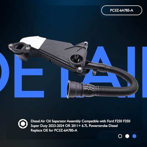 OXCANO PC3Z-6A785-A Diesel Air Oil Separator Assembly Compatible with Ford F250 F350 F450 F550 Super Duty Models with 6.7L Engine 2023 2024 by OXCANO - Image 2