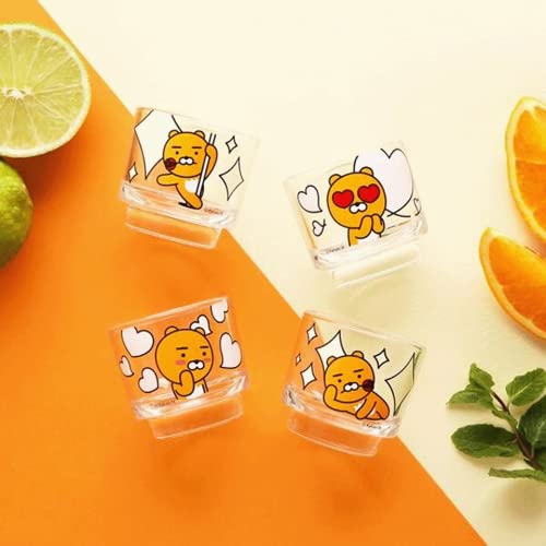 Kakao Soju Shot Glasses Set Of 4 In Gift Box - Ryan #TOP2