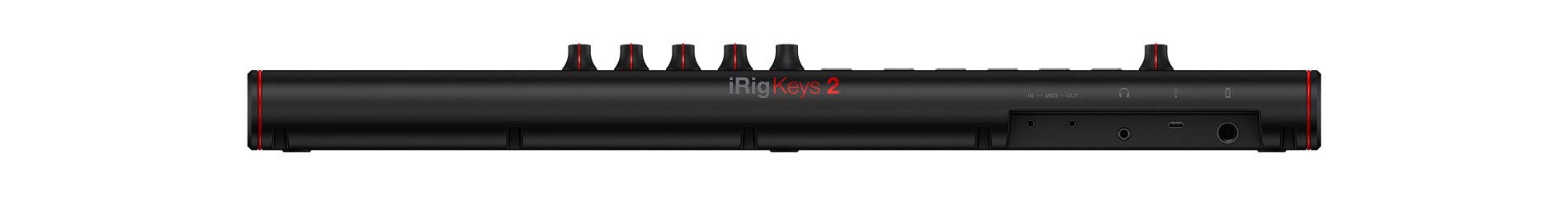 Ik Multimedia Irig Keys 2 Protastiera Midi Universale Compatta con 37 Fullsize-Tasti e Uscita Audio per iPhone, iPad, Android, Mac/Pc, Nero
