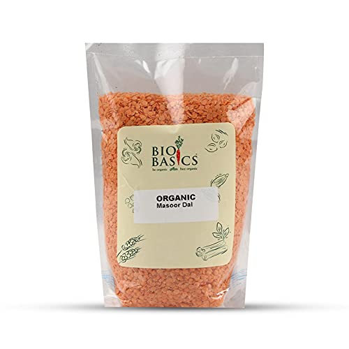 Organic Masoor Dal, 1 kg | Ethically sourced by Bio Basics (B09G2V948Z) Amazon Price History, Amazon Price Tracker