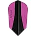 Harrows Retina X | Premium Extra Strong 100 Micron Dart Flights in Slim Shape, 1 Set of 3 Flights, 3 Flights In Total, Pink