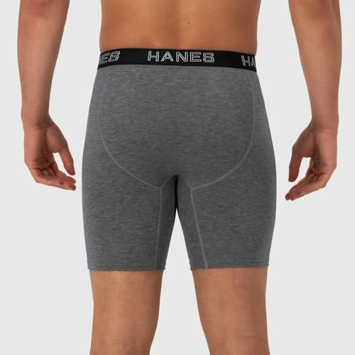 Hanes Premium Men's 3pk Boxer Briefs Total Support Pouch (Regular, Long Leg, Trunks)4