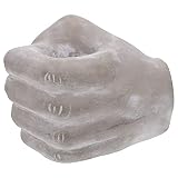 Hemoton Hand Fist Shape Flower Pot Cement Succulent Pot Succulent Cactus Plant Pot Planter Container