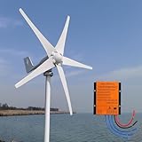 Palas del rotor de alta calidad - Fabricadas en plástico moldeado por inyección con un 30 % de contenido en fibra de carbono, resistentes a los rayos UV y protegidas contra la corrosión. El diseño aerodinámico garantiza un funcionamiento estable, silencioso y eficiente