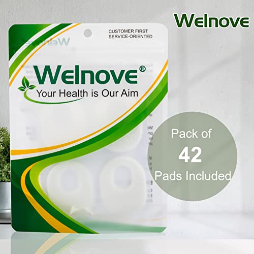 Welnove 42Pcs Callus Pad, Adhesive Corn Protectors,Relief Pain From Calluses, Corns, Blisters, Heel Frictions, Self Stick Cushions - White #TOP6