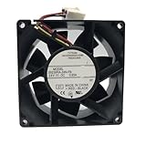 NACODLUL Ventilador de refrigeración de 3 Cables 09238RA-24N-FB, CC 24 V, 0,93 A, 92 x 92 x 38 mm