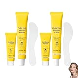 Kit Depilatorio Facciale Per Donne, Crema Depilatoria Delicata E Indolore Con Crema Lenitiva Abbinata, Adatto Per Labbro Superiore, Mento E Guance, Ideale Per Pelli Sensibili E Uso Domestico (2 PCS)