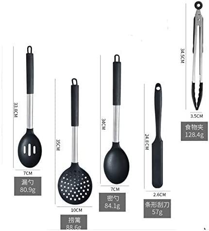 Küchenutensilien Set Küchenhelfer Set hochwertig 14-teiliges hitzebeständiges Nylon-Kochgeschirr-Set Antihaft-Kochutensilien Küchen- und Backwerkzeug-Kit Utensilien Löffel Wender Zubehör
