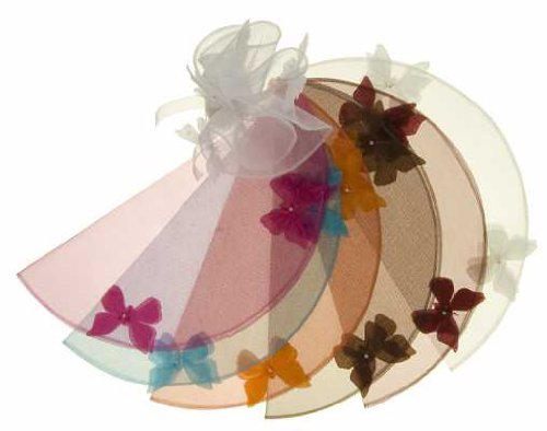 My Wedding Shop tul círculos mariposas en blanco