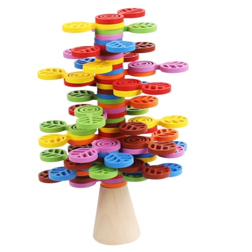 Jouet éducatif en bois blocs de rotation pour enfants de 3 ans et plus en crèche