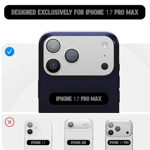 Image of Kratos Active Grip Silicone Case Cover Compatible with iPhone 17 Pro Max - Enhanced Protection, Wireless Magnetic Charging Case with Raised Edge Camera & Screen Protection, Shock-Resistant Design