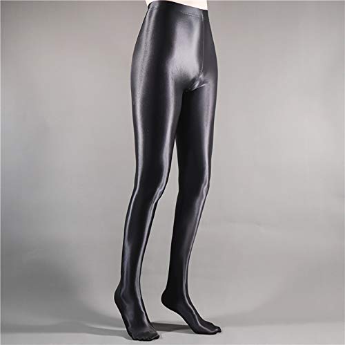 Woman Shiny Oil Glossy Footed Pantyhose Tights Leggings Shimmery Hold Up Stockings Lingerie3