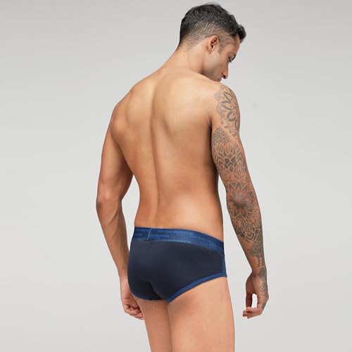 Image of Zoiro Men's Brief | Soft Band | Soft No-Marks Elastic | Breathable Innerwear | Pack of 1 | Color May Vary