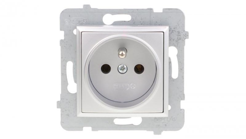 GP-1UZ/m/18 Socket Silver IP20, 16 A 71 mm 38 mm 71 mm
