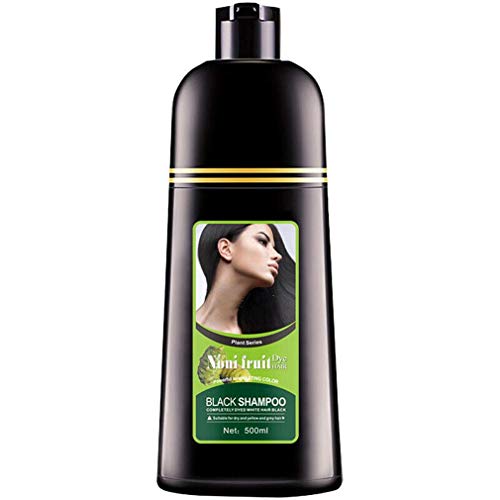 Zooyooart Organic Natural Fast Hair Dye Only 5 Minutes Noni Plant Black Shampoo