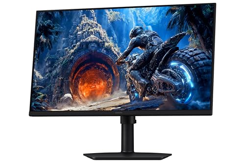 Image of Samsung Odyssey G4 Flat Monitor 27 Inch FHD (1,920 x 1,080 Resolution), 300 Hz, IPS Panel, 1ms(GTG), Display Port, HDMI, Headphone Jack, FreeSync & G-Sync (LS27HG400EWXXL, Black)