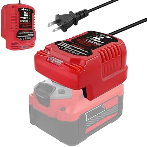 CMCB104 V20 Battery Fast Charger Replacement for All Craftsman 20V Max V20 Lithi-um-Ion Battery Charger CMCB124 CMCB100 CMCB101 for Craftsman V20 Lith-ium Battery CMCB204 CMCB202 CMCB201