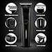 Beard Trimmer for Men 3-in-1, Electric Beard Trimmer Kit, Cordless Rechargeable Shaver with 3 Guide Combs, Nose Hair Trimmer, Body Groomer, Precision Razor for Face, Beard & Body Grooming