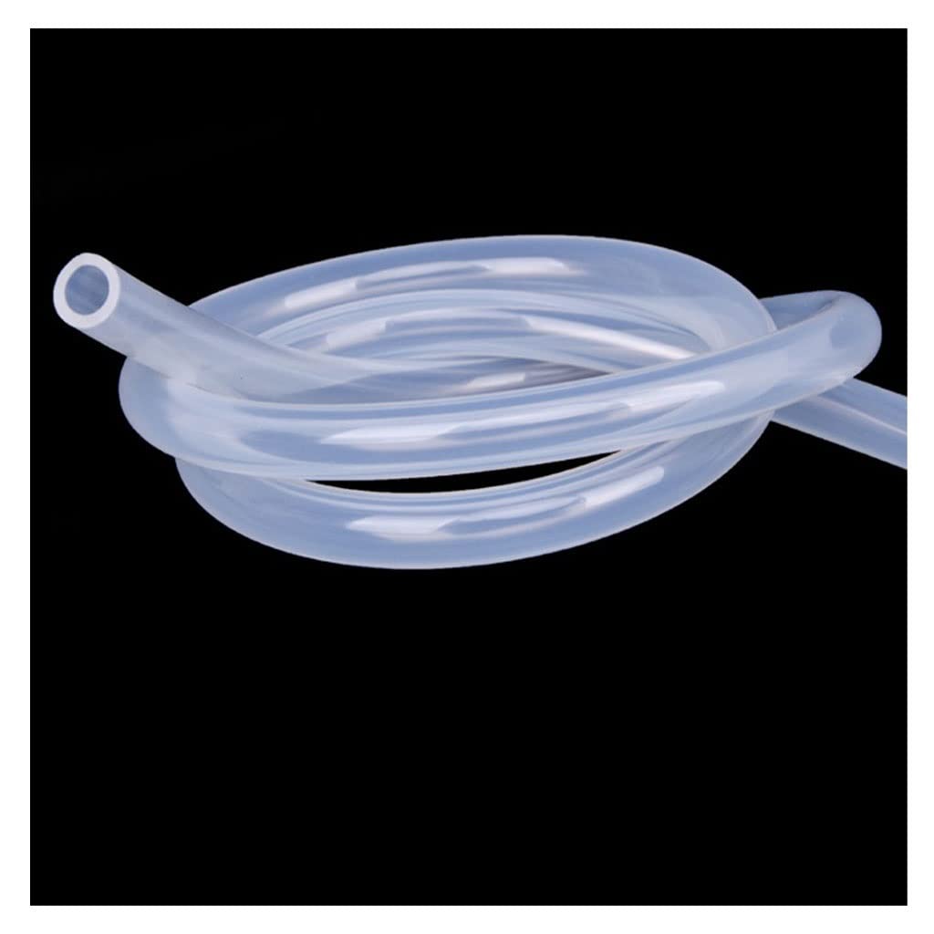 CKSEKD Silicone Tube, 2/3/4/6/8/10/12/14/16mm Food Grade Transparent Silicone Rubber Hose, High Temperature Resistant Odorless Hose, 1m 1pcs (Color : 6x9mm), 0102024