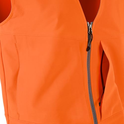 First Lite Men's Charge Hunters Orange Vest - Lightweight High-Visibility Hunting Vest4